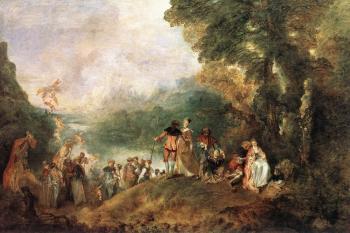Jean-Antoine Watteau : The Embarkation for Cythera